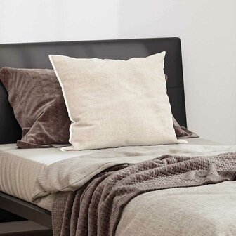 Hoofdkussen met kussen Wit Katoen en Polyester 1