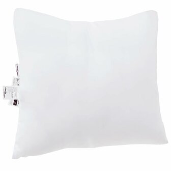 Hoofdkussen met kussen Wit 61 x 41 x 20 cm Polyester 5