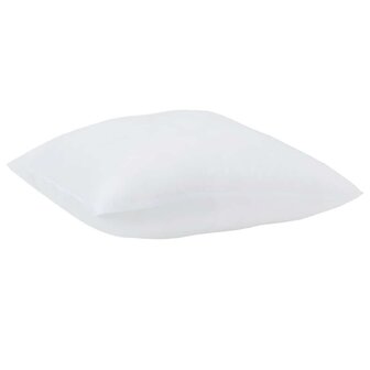 Hoofdkussen met kussen 2 pcs Wit 61 x 41 x 20 cm Polyester 3