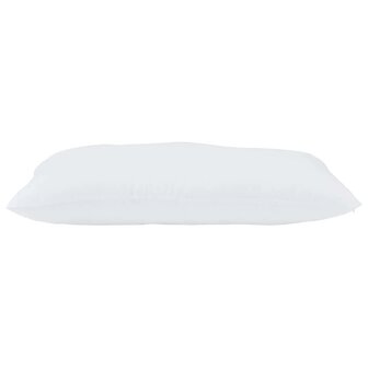 Hoofdkussen met kussen 2 pcs Wit 61 x 41 x 20 cm Polyester 5