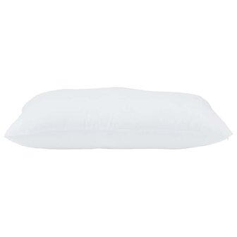 Hoofdkussen met kussen 2 pcs Wit 61 x 41 x 20 cm Polyester 5