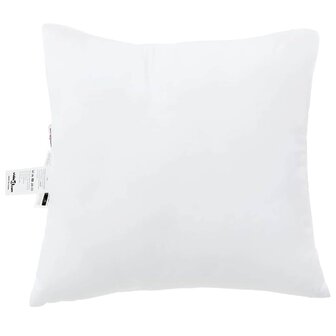 Hoofdkussen met kussen 2 pcs Wit 61 x 41 x 20 cm Polyester 2