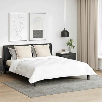 Hoofdkussen met kussen 2 pcs Wit 61 x 41 x 20 cm Polyester 1