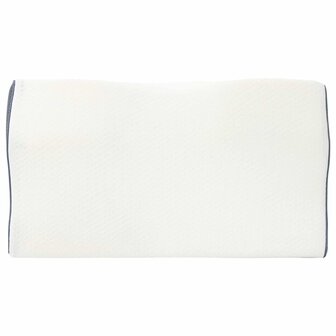 Hoofdkussen met kussen Wit 60 x 34 x 11 cm Polyester 4