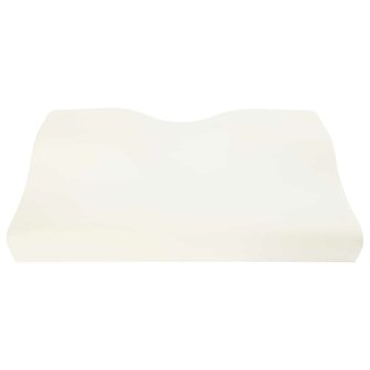 Hoofdkussen met kussen Wit 60 x 34 x 11 cm Polyester 5