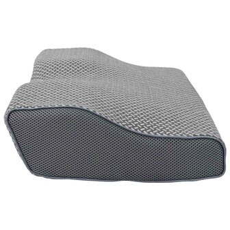 Hoofdkussen met kussen Grijs 60 x 34 x 11 cm Polyester 6