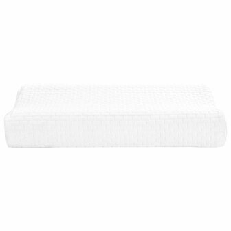 Slaapkussen Effen Wit 50 x 30 x 10,5 cm Traagschuim 4