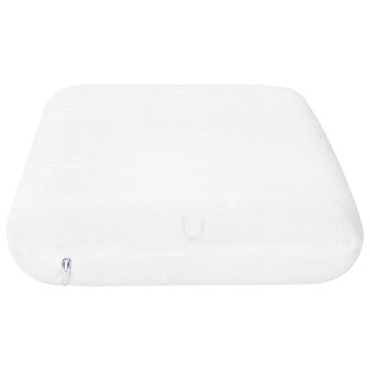 Slaapkussen Effen Wit 70 x 36 x 13,5 cm Traagschuim 5