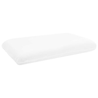 Slaapkussen Effen Wit 60 x 40 x 10,5 cm Traagschuim 3
