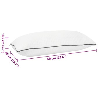Shread Slaapkussen Wit 60 x 40 x 14,5 cm Traagschuim 7