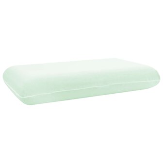 Slaapkussen Effen Wit 60 x 40 x 13 cm Traagschuim 3