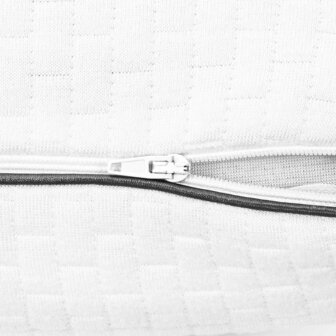 Slaapkussen Effen Wit 80 x 35 x 10 cm Gelschuim 6