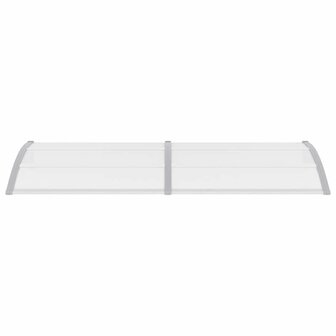 Deurluifel 240x75 cm PC grijs en transparant 4