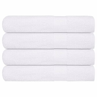 Saunahanddoeken FROGN 4 st 80x200 cm 360 g/m&sup2; wit 1