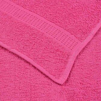 Saunahanddoeken FROGN 2 st 80x200 cm 360 g/m&sup2; roze 6