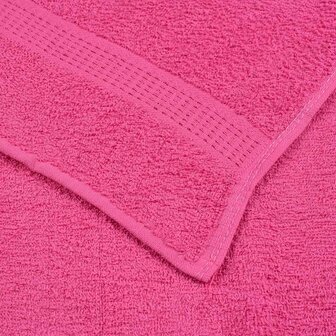 Saunahanddoeken FROGN 4 st 80x200 cm 360 g/m&sup2; roze 6
