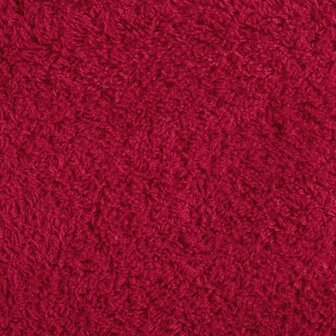 Saunadoeken SOLUND 4 st 600 g/m&sup2; 80x200 cm rood 5