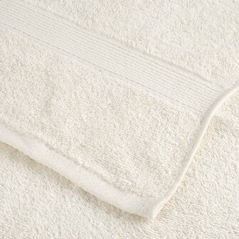 Saunadoeken SOLUND 10 st 600 g/m&sup2; 80x200 cm cr&egrave;mekleurig 6