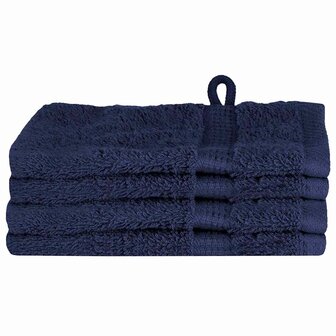 Gastendoek SOLUND 4 pcs Marineblauw 15 x 21 cm 550 gsm 2