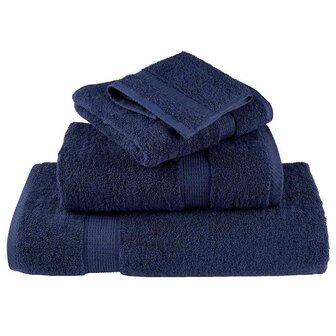Gastendoek SOLUND 4 pcs Marineblauw 15 x 21 cm 550 gsm 3