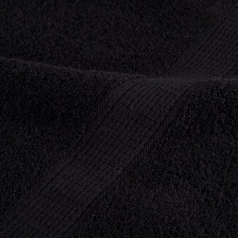 Gastendoek SOLUND 4 pcs Zwart 15 x 21 cm 550 gsm 6