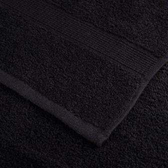 Gastendoek SOLUND 10 pcs Zwart 15 x 21 cm 550 gsm 5