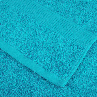 Gastendoek SOLUND 4 pcs Turquoise 15 x 21 cm 550 gsm 5
