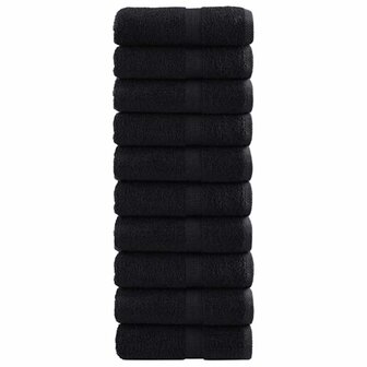Gastendoek SOLUND 50 pcs Zwart 30 x 30 cm 550 gsm 2