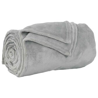 Gooi Deken Grijs 240 x 270 cm Fleece 2