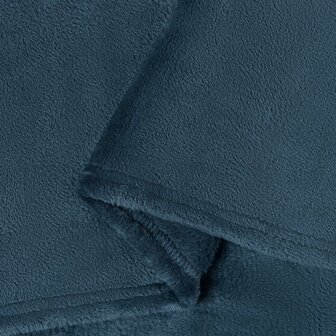 Gooi Deken Marineblauw 220 x 240 cm Fleece 6