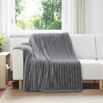 Gooi Deken Donkergrijs 200 x 150 cm Fleece 1