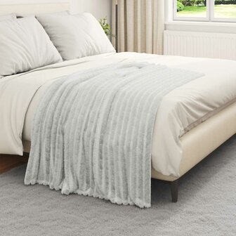 Gooi Deken Grijs 150 x 130 cm Fleece 3