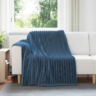 Gooi Deken Marineblauw 200 x 150 cm Fleece 1