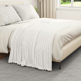 Gooi Deken Wit 150 x 130 cm Fleece 3