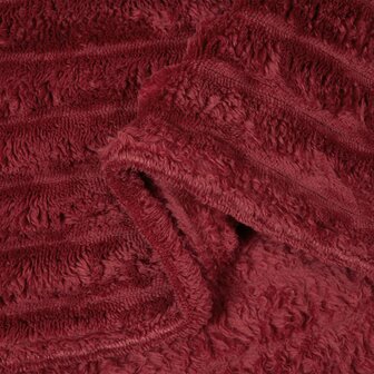 Gooi Deken Bordeaux Rood 240 x 220 cm Fleece 6
