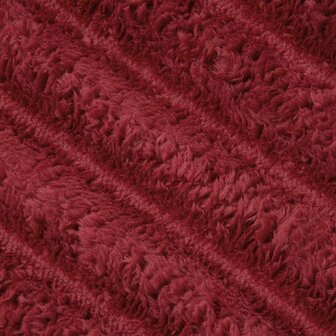 Gooi Deken Bordeaux Rood 240 x 220 cm Fleece 7