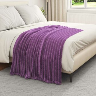 Gooi Deken Paars 150 x 130 cm Fleece 3