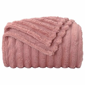 Gooi Deken Roze 240 x 220 cm Fleece 4