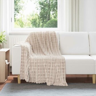 Gooi Deken Beige 150 x 130 cm Fleece 1