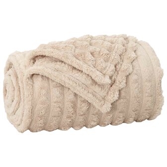 Gooi Deken Beige 150 x 130 cm Fleece 2