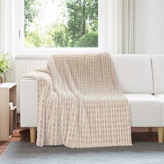 Gooi Deken Beige 200 x 150 cm Fleece 1