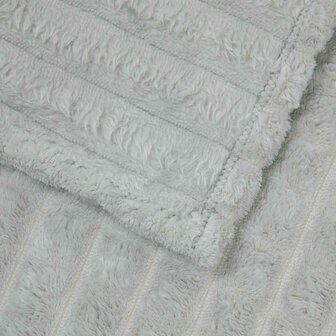 Gooi Deken Grijs 240 x 220 cm Fleece 5