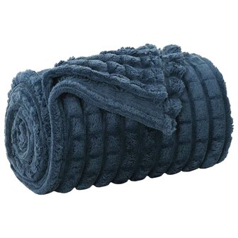 Gooi Deken Marineblauw 150 x 130 cm Fleece 2