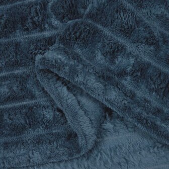 Gooi Deken Marineblauw 150 x 130 cm Fleece 6