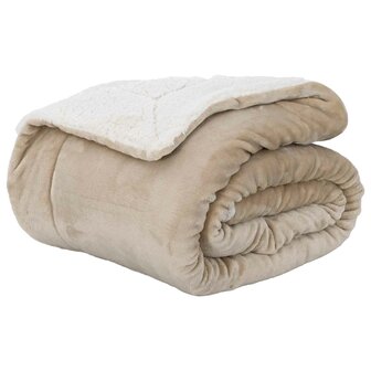 Gooi Deken Beige 130 x 150 cm Fleece 2