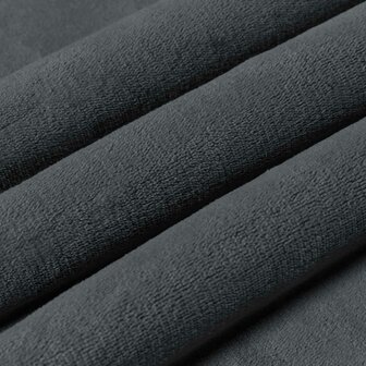 Gooi Deken Donkergrijs 130 x 150 cm Fleece 7