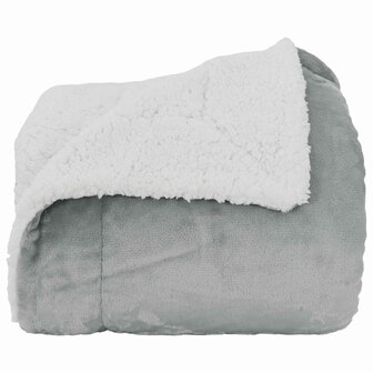 Gooi Deken Grijs 130 x 150 cm Fleece 4