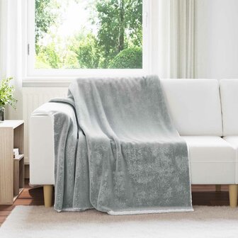 Gooi Deken Grijs 150 x 200 cm Fleece 1