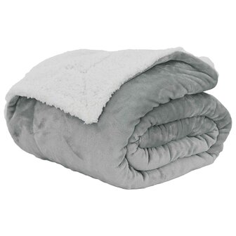 Gooi Deken Grijs 150 x 200 cm Fleece 2