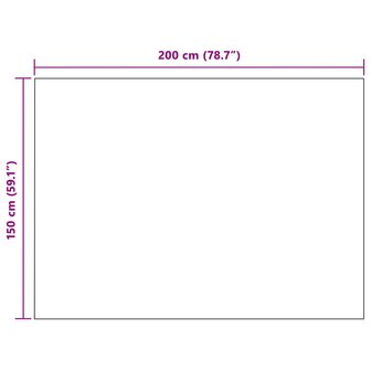 Gooi Deken Grijs 150 x 200 cm Fleece 9